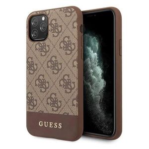 NWOB iPhone 12 & 12 Pro Guess Logo Brown Case